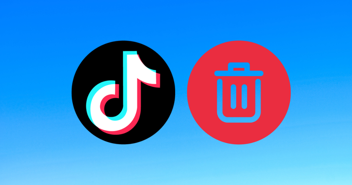 delete a TikTok account